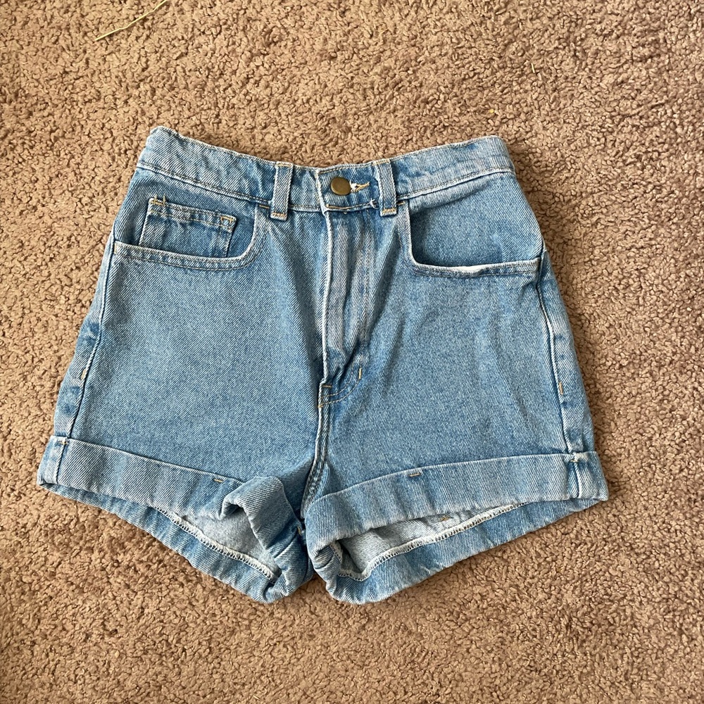 American Apparel Jean shorts
